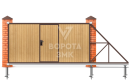 Ворота с пультом 2200×3200 ЗМК-7291