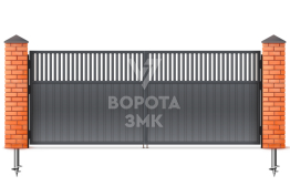 Ворота на винтовых сваях 2750×2250 ЗМК-4941